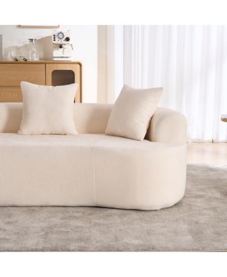  Crescent Sofa: Modern, Self-Inflating, 3-Seater
