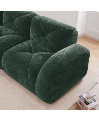 U-shaped Boneless Sofa, Tufted, 32D High Density Sponge