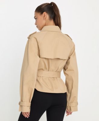 Women's Cropped Trench Jacket