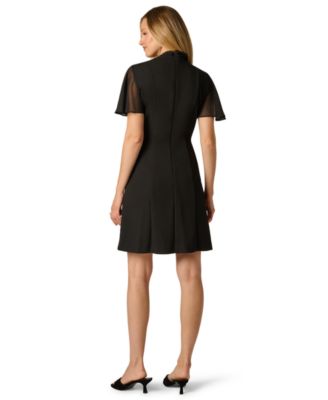Women's Mock Neck Short Dress