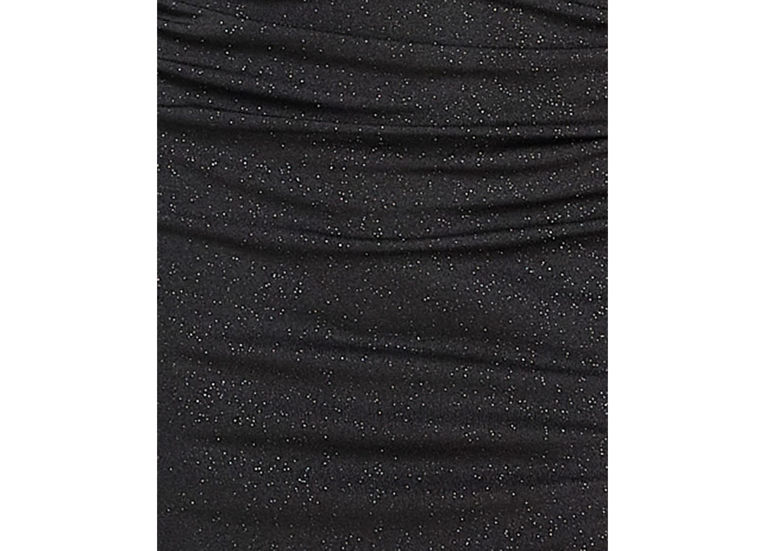 Juniors' Halter Neck Glitter Midi Dress with Scarf