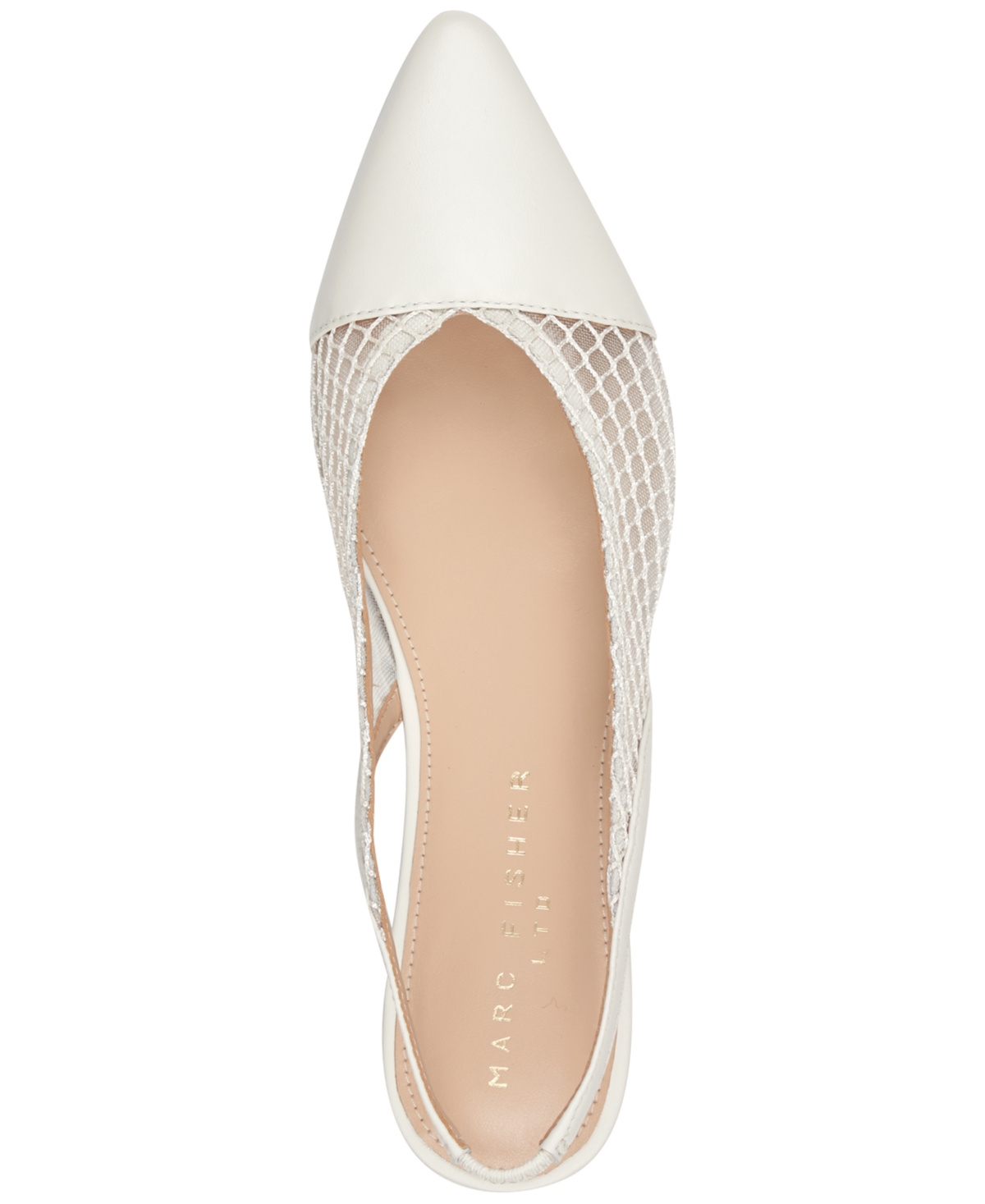 Marc Fisher Ltd Women's Davin Mesh Slingback Dress Flats