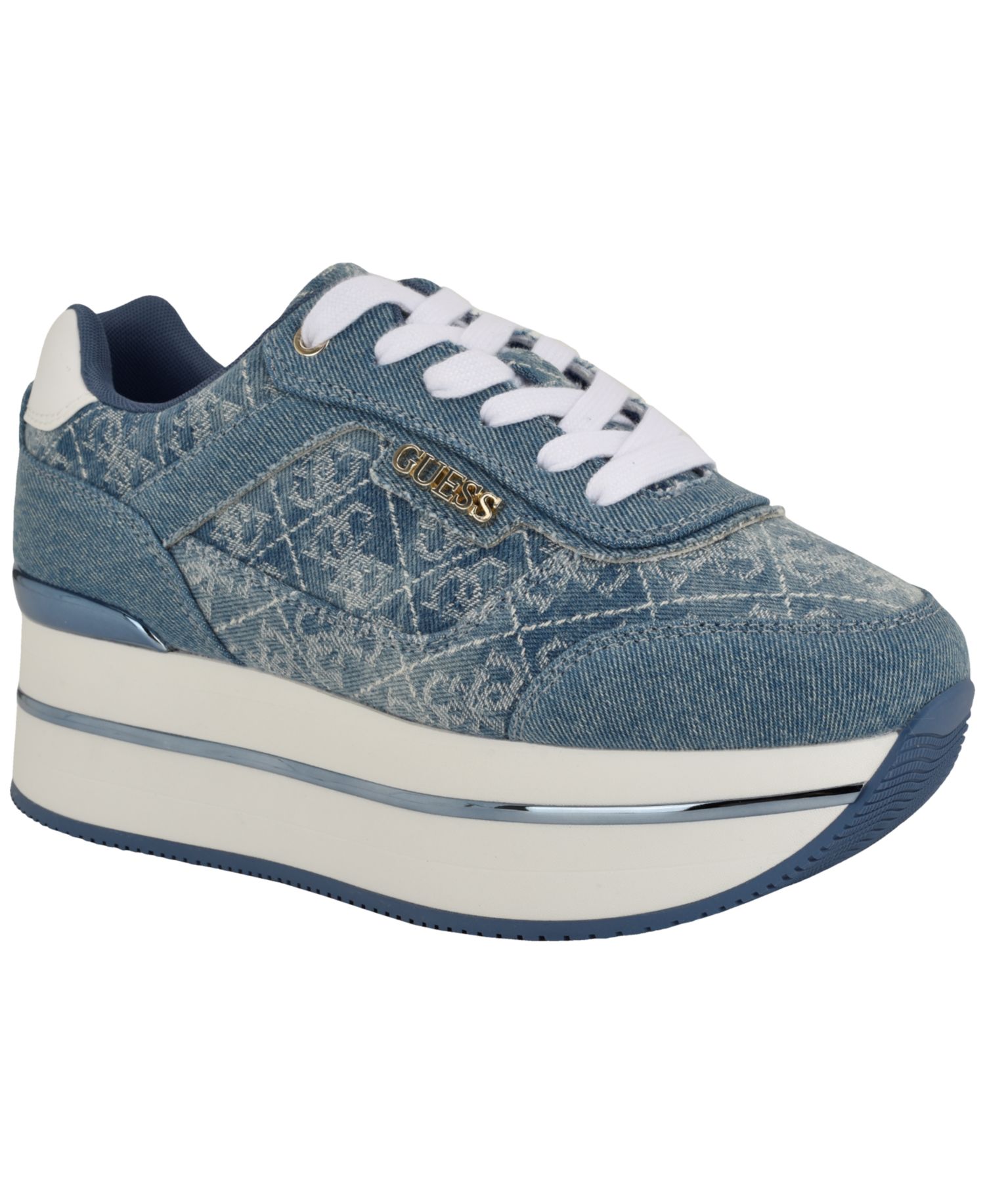 Women's Hansin Double Platform Lace-Up Sneakers