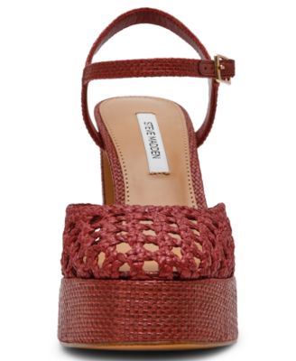 Women's Lexie Woven Adjustable Strap Platform Sandals