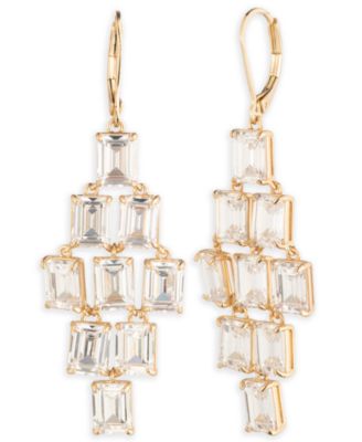 Cubic Zirconia Chandelier Earrings