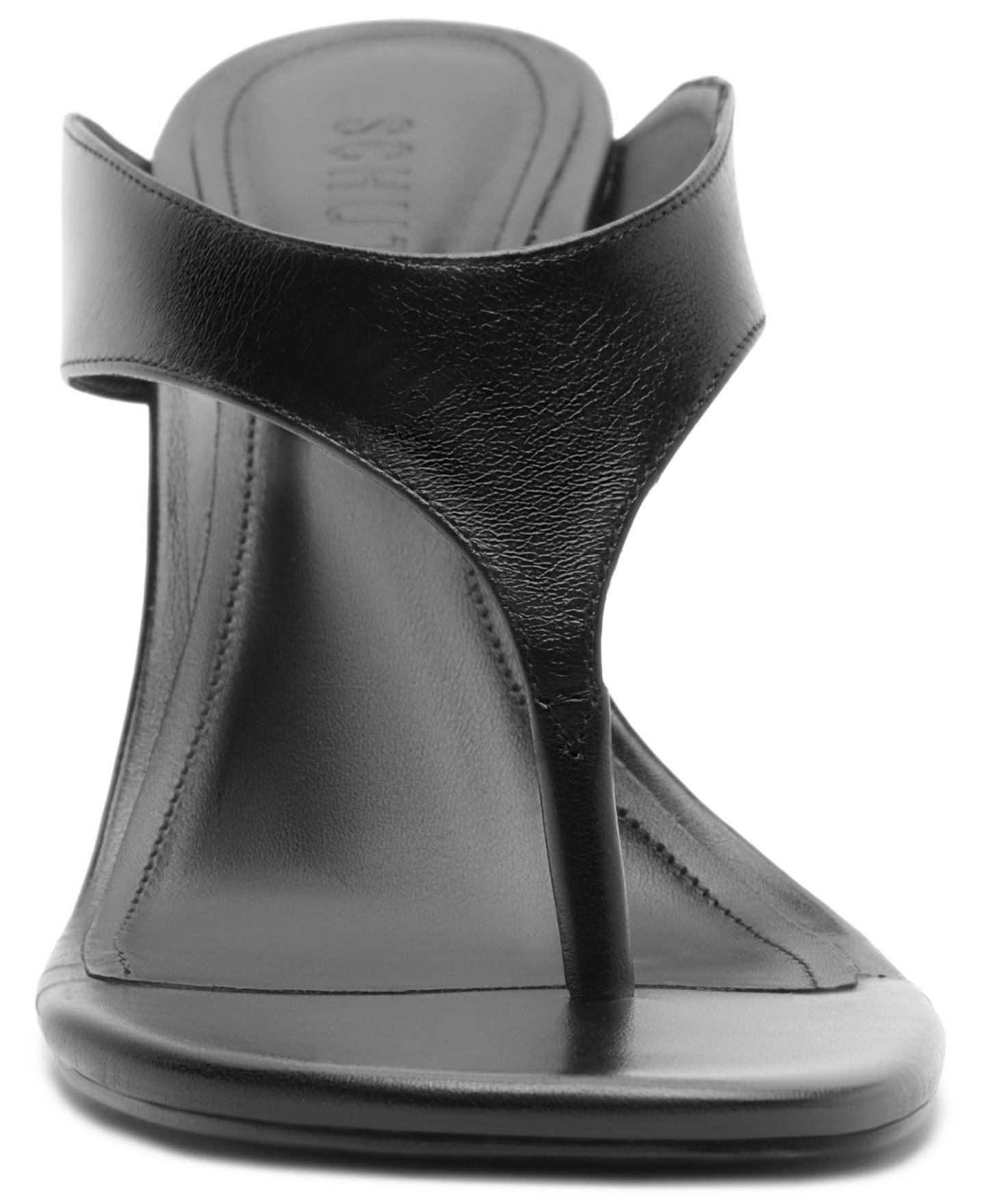 Женские сандалии Schutz Maya Slip-On Wedge, цвет: Чёрный — фото 11