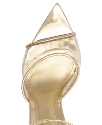 Women's Elodie Vinyl Pointed Toe Wedge Sandals