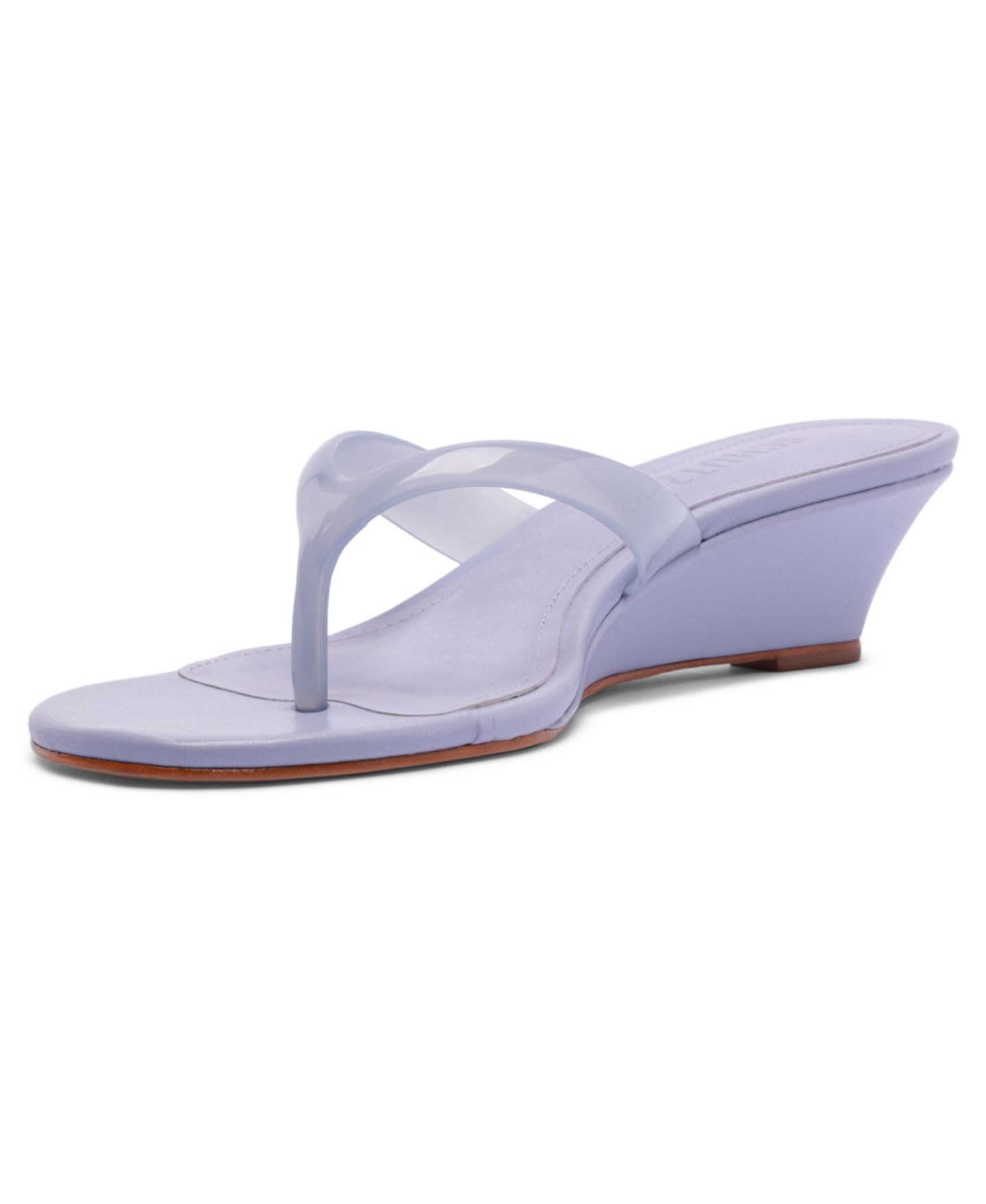 Женские сандалии Schutz Roslyn Slip-On Wedge, цвет: Небесно-голубой — фото 8