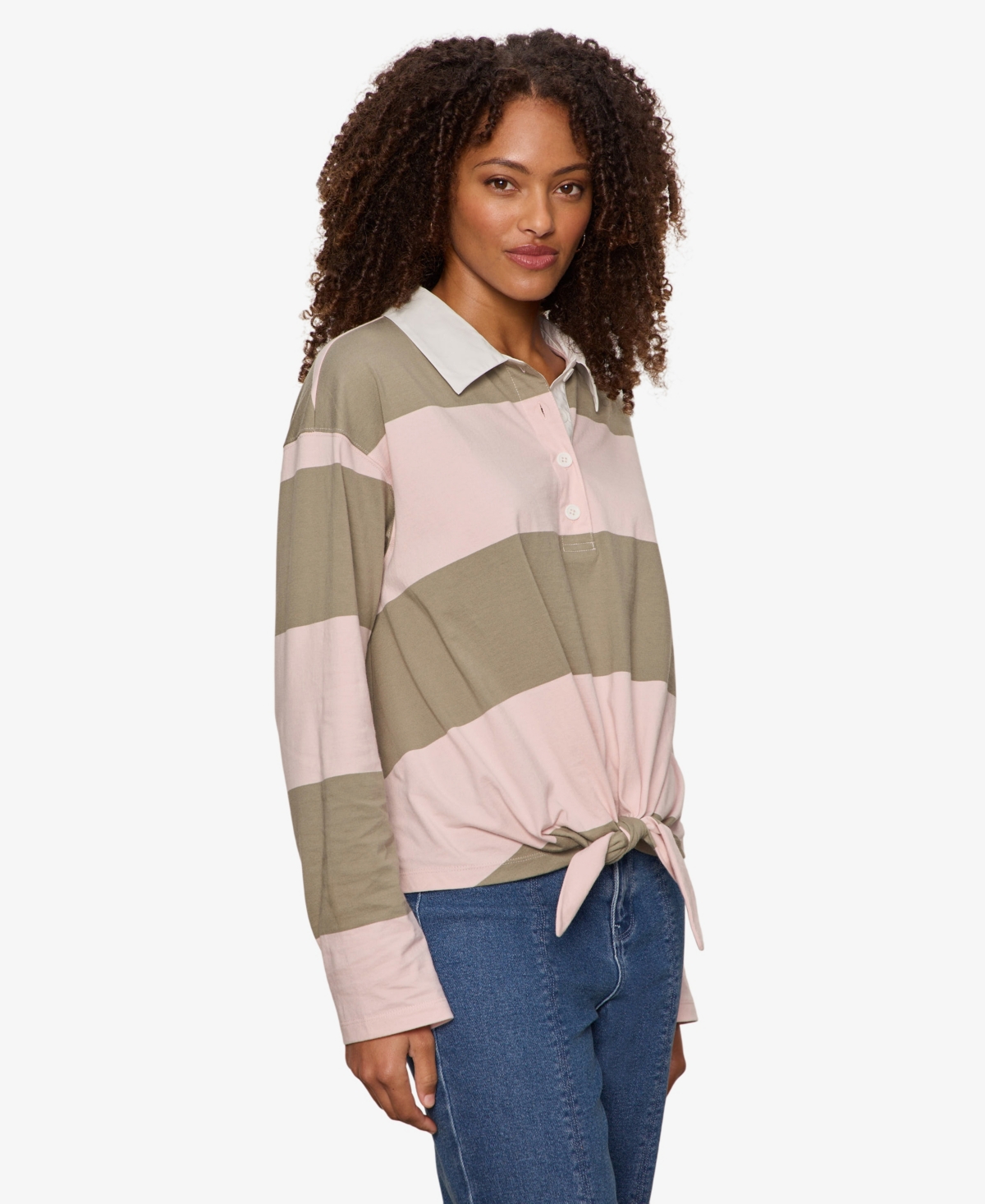 Sanctuary Women's Rugby Tie-Front T-Shirt