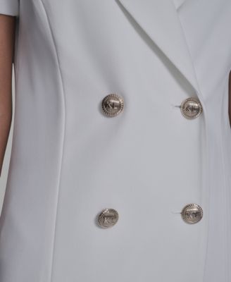 Women's Short-Sleeve Blazer Dress