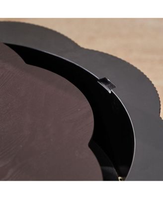 Modern Plum Blossom Coffee Table with Storage