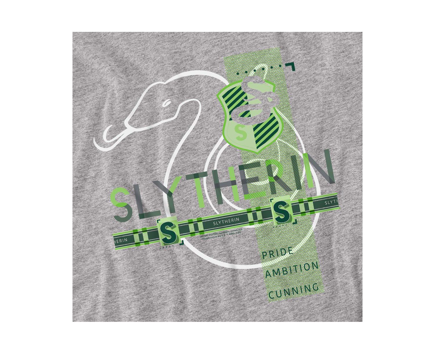 Men's Slytherin Pattern Crest T Shirt