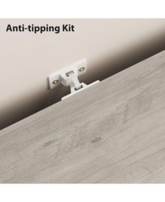 64" Tall Bookshelf with 3 Drawers, 4-Tier Double Wide Open Shelf Bookcase, Large Wooden Storage for Library, Office, Living Room