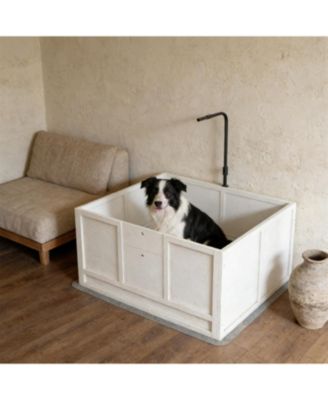 Spacious Whelping Box for Dogs in White