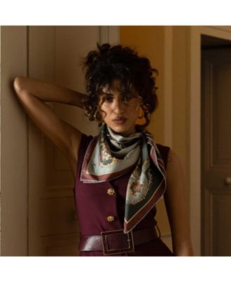 Women s Carozza Silk Foulard Scarf