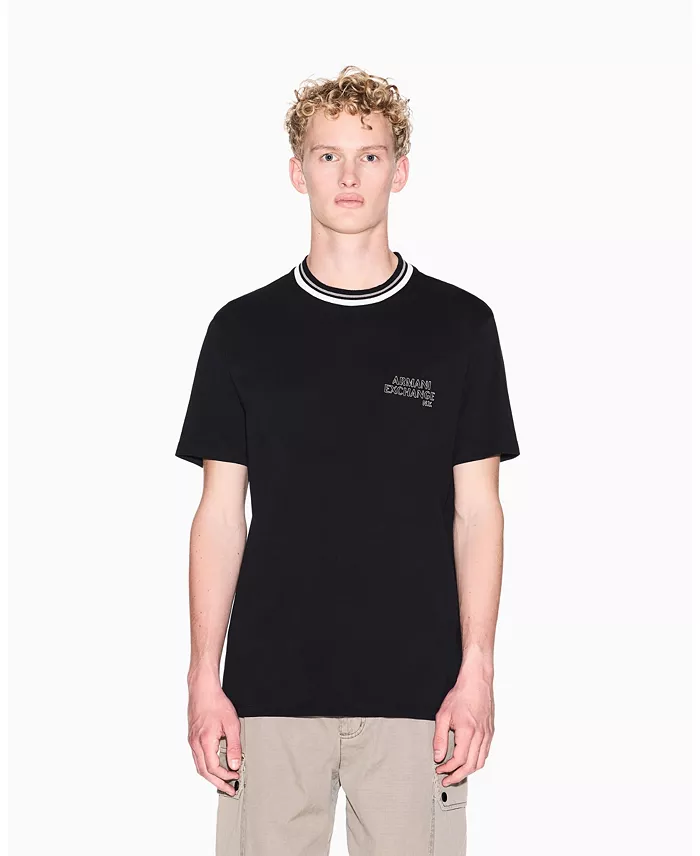Men's Short Sleeve Tipping Logo T-Shirt