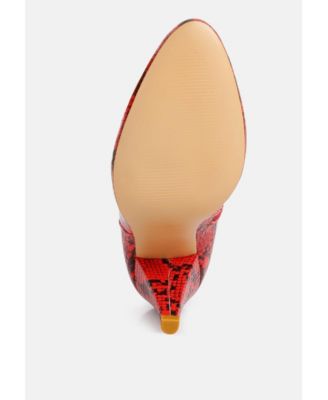 Womens Lemon Tart Heeled Ankle Boots