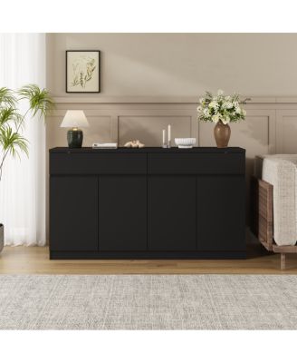 Sideboard Buffet Cabinet with Storage, Large Kitchen Cabinet with 2 Drawers