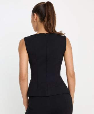 Women's Soft Stretch Straight Neck Top