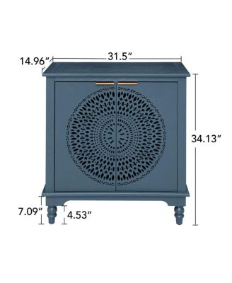 American Style 2 Door Accent Cabinet Sideboard Buffet Storage Cabinet