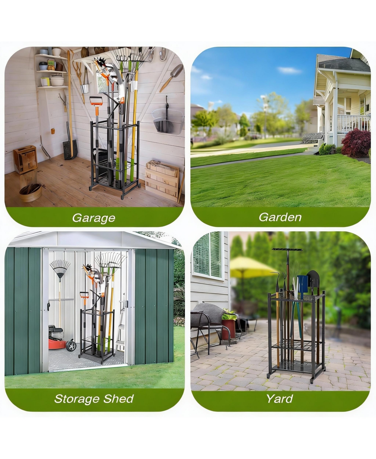 Yigii Garden Tool Rack