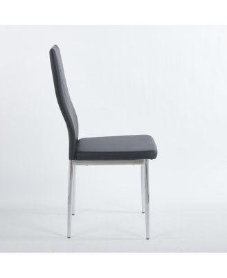 1+4,5pcs Dining Set, Metal Leg Table, Mid-century Glass Top Table