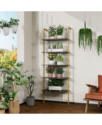 Industrial Lift Top Coffee Table with Hidden Storage, Black/Golden