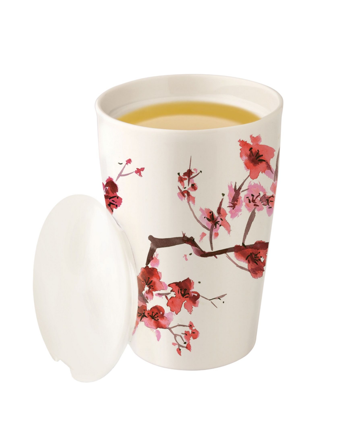 Tea Forte Kati Cherry Blossom Steeping Cup and Loose Tea Canister, 3-Pc.