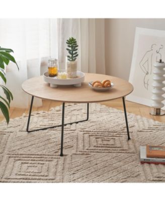 Modern Minimalist Round Coffee Table