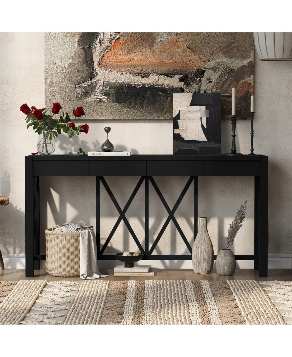 Streamdale Furniture 60" Acacia Console Table