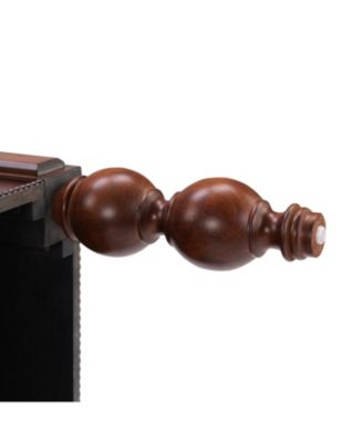 Streamdale Walnut Coffee Table with Drawer & Wood Legs