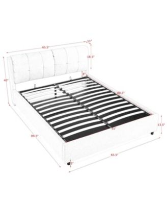 Twin size Storage Bed with Headboard
