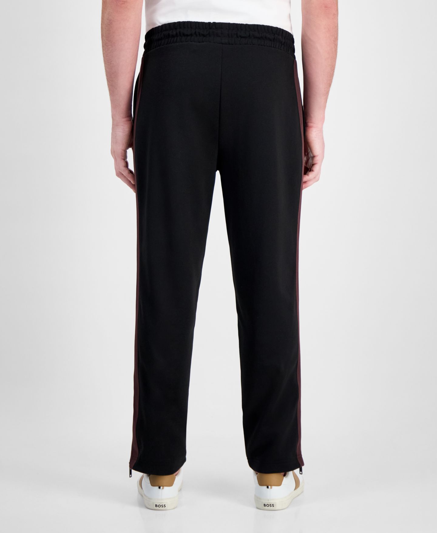 Мужские брюки Hugo Boss Dolos Drawstring, цвет: Чёрный — фото 4