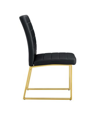 4-Pack Heavy-duty Chairs: 2.1" Cushion, Iron Frame, Home/Office Value