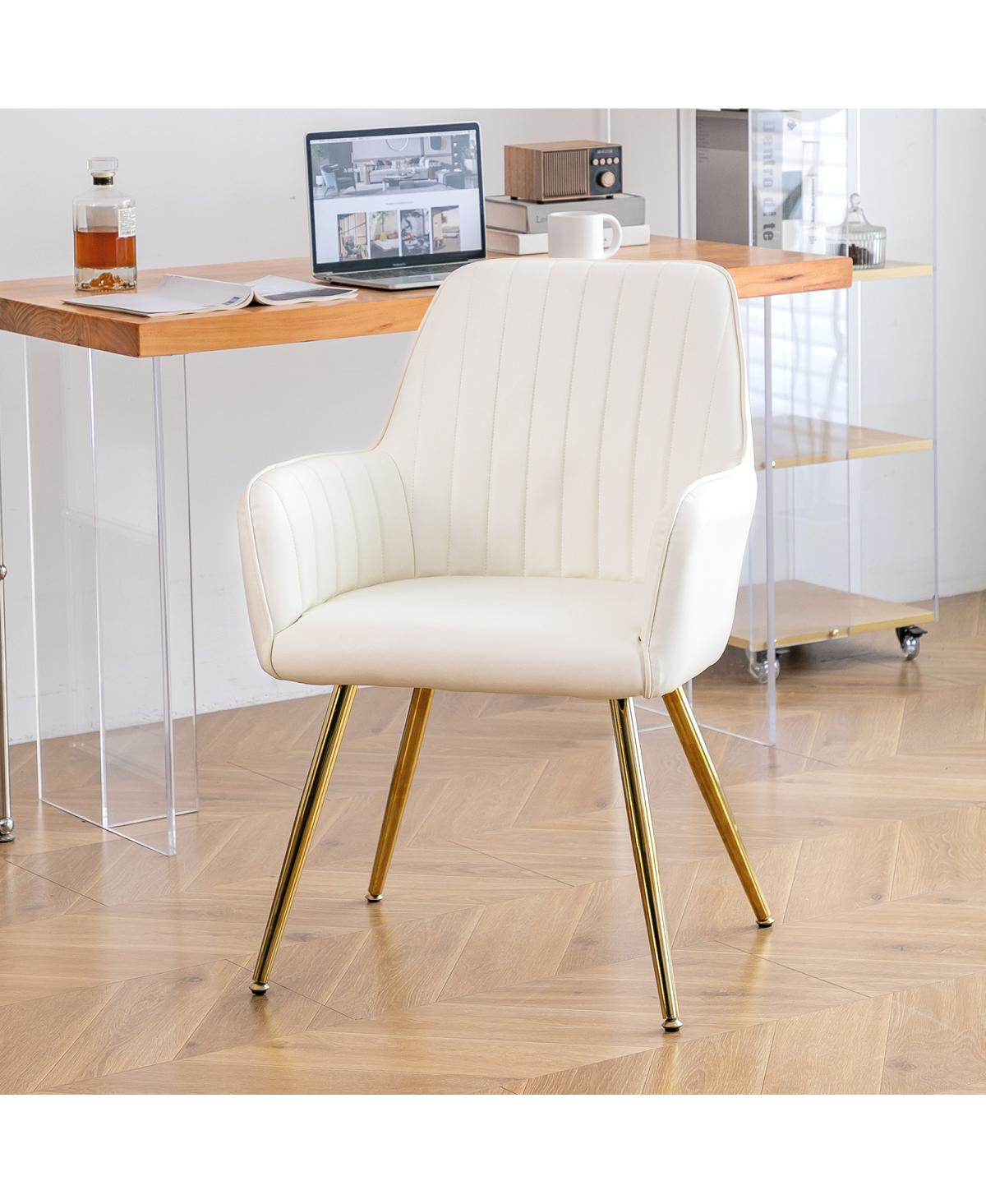 Streamdale Furniture Faux Leather Dining Chairs (Set of 2)