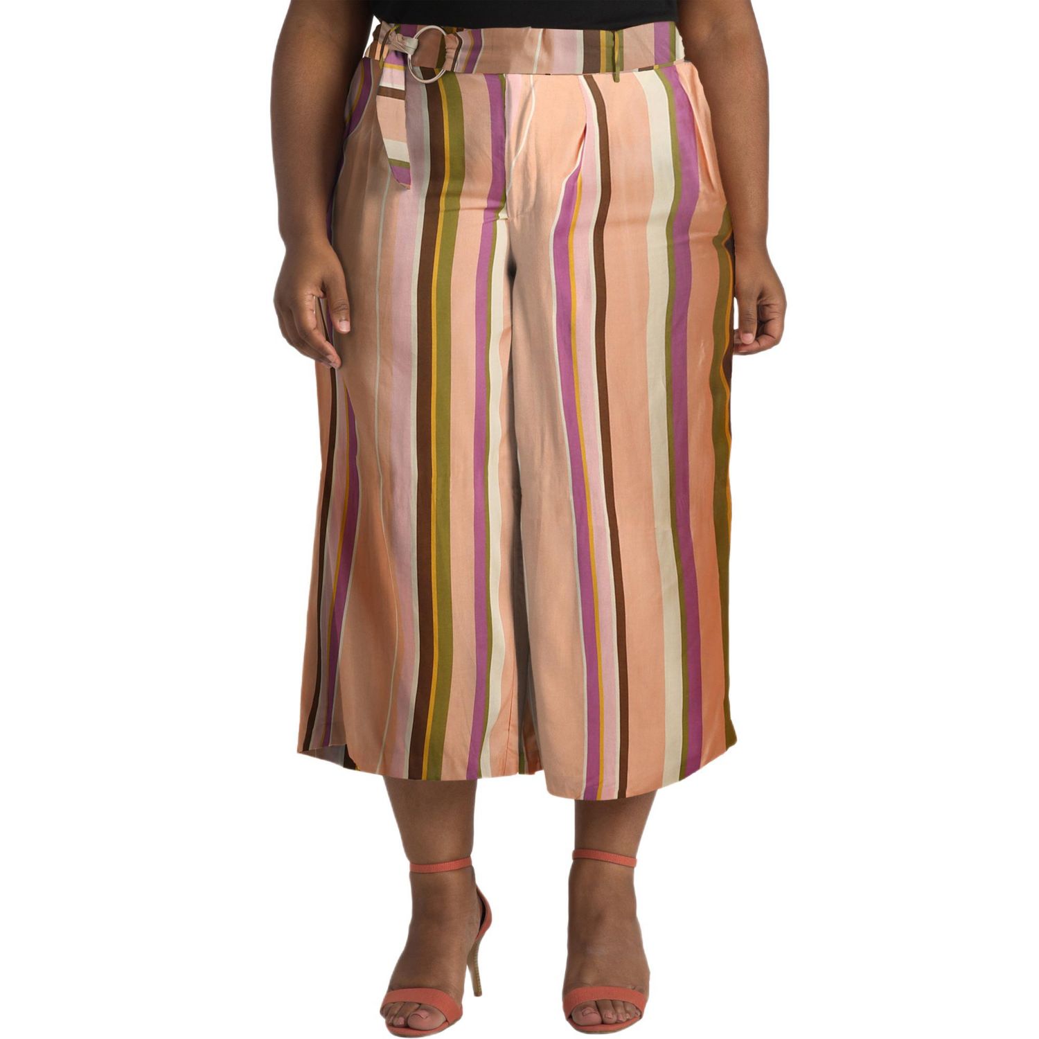 Women's Cotton French Terry Straight-Leg Pull-On Side-Stripe Pants