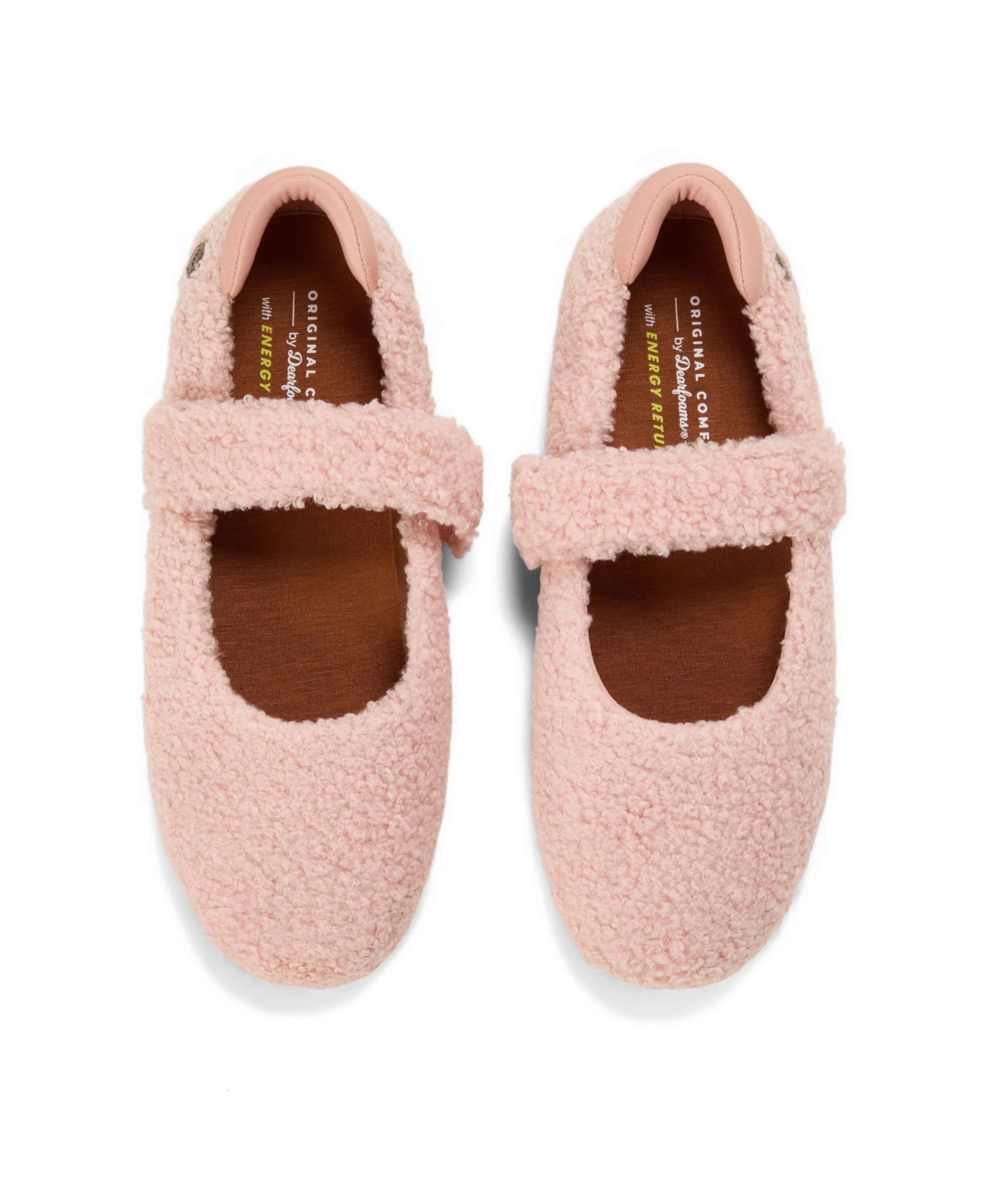 Dearfoams Women's Haddy Teddy Flat