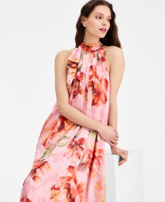 Women's Mock-Neck Maxi Dress