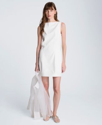 Women's Boat Neck Sculpt Mini Dress