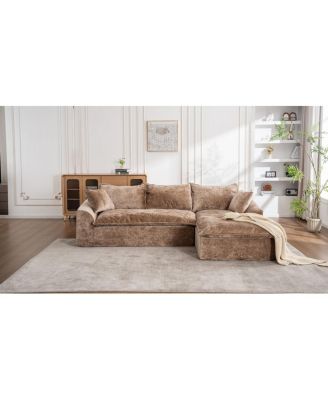 Cloud Sectional Couch with L-Shape Chaise, Modern Modular Sofa