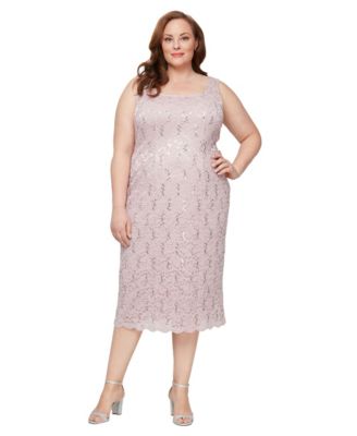 Plus Size 2-Pc. Lace Jacket & Sheath Dress Set
