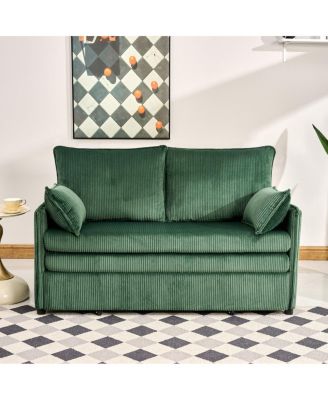 55" Convertible Sofa Bed with USB Ports