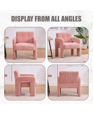 Modern Minimalist Single Armchair for Living Room, Bedroom, Office.
