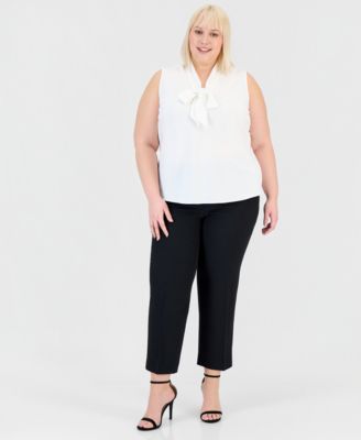 Plus Size Bow Top