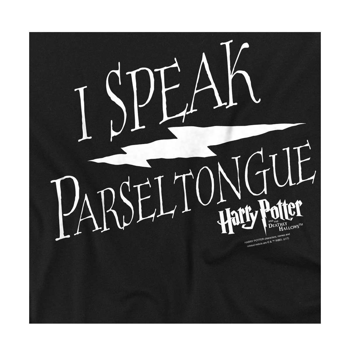Harry Potter Men's I Speak Parseltongue Short Sleeve Adult Tee / T-Shirt