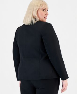 Plus Size Two-Button Blazer
