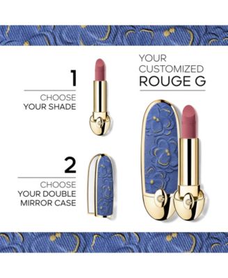 Limited Edition Blooming Denim Rouge G Customizable Lipstick Case