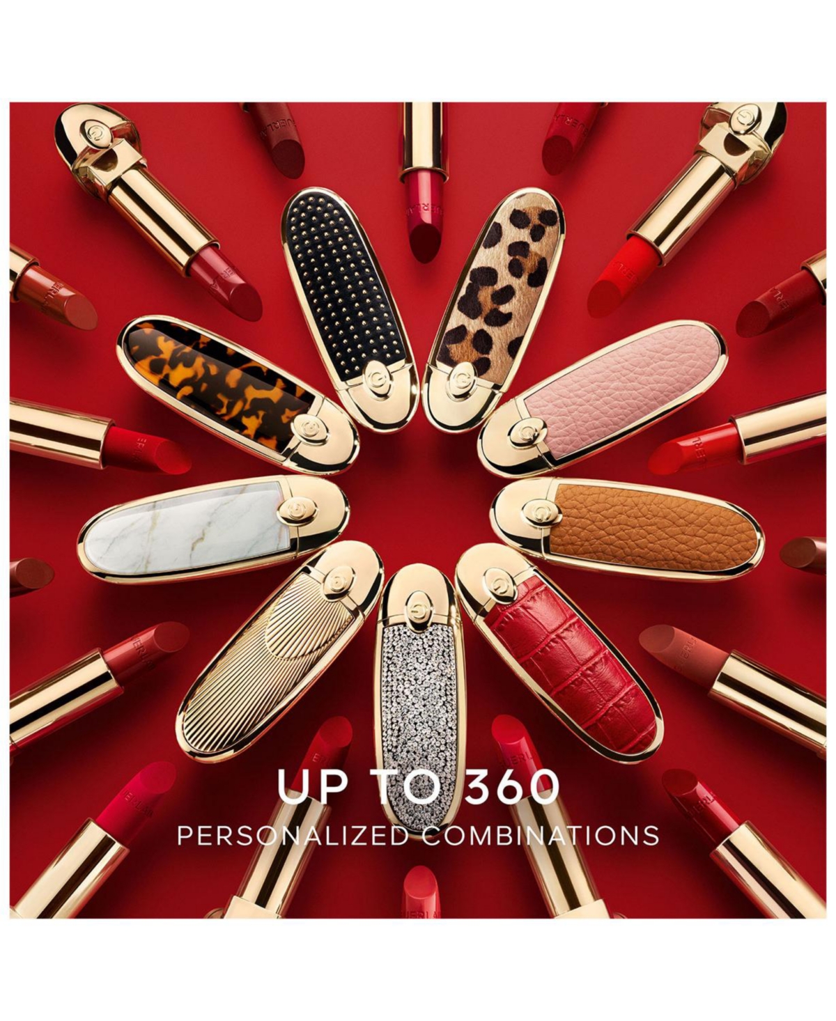 Guerlain Limited Edition Blooming Denim Rouge G Customizable Lipstick Case