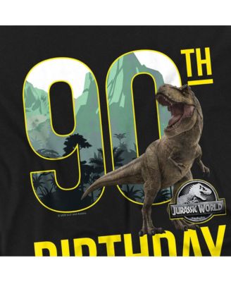 Men's Jurassic World 90th Birthday T-Rex T Shirt