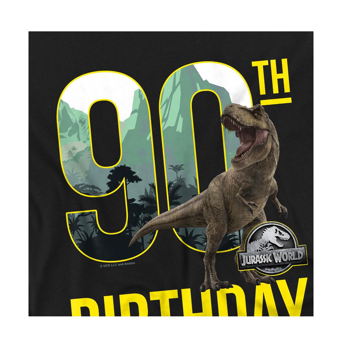 Jurassic Park Men's World 90th Birthday T-Rex T Shirt
